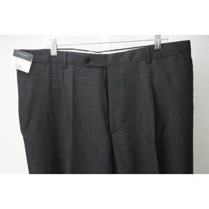 Burberry London Gray S100s Wool Mens Dress Pants Trousers Sz 58 EU NEW